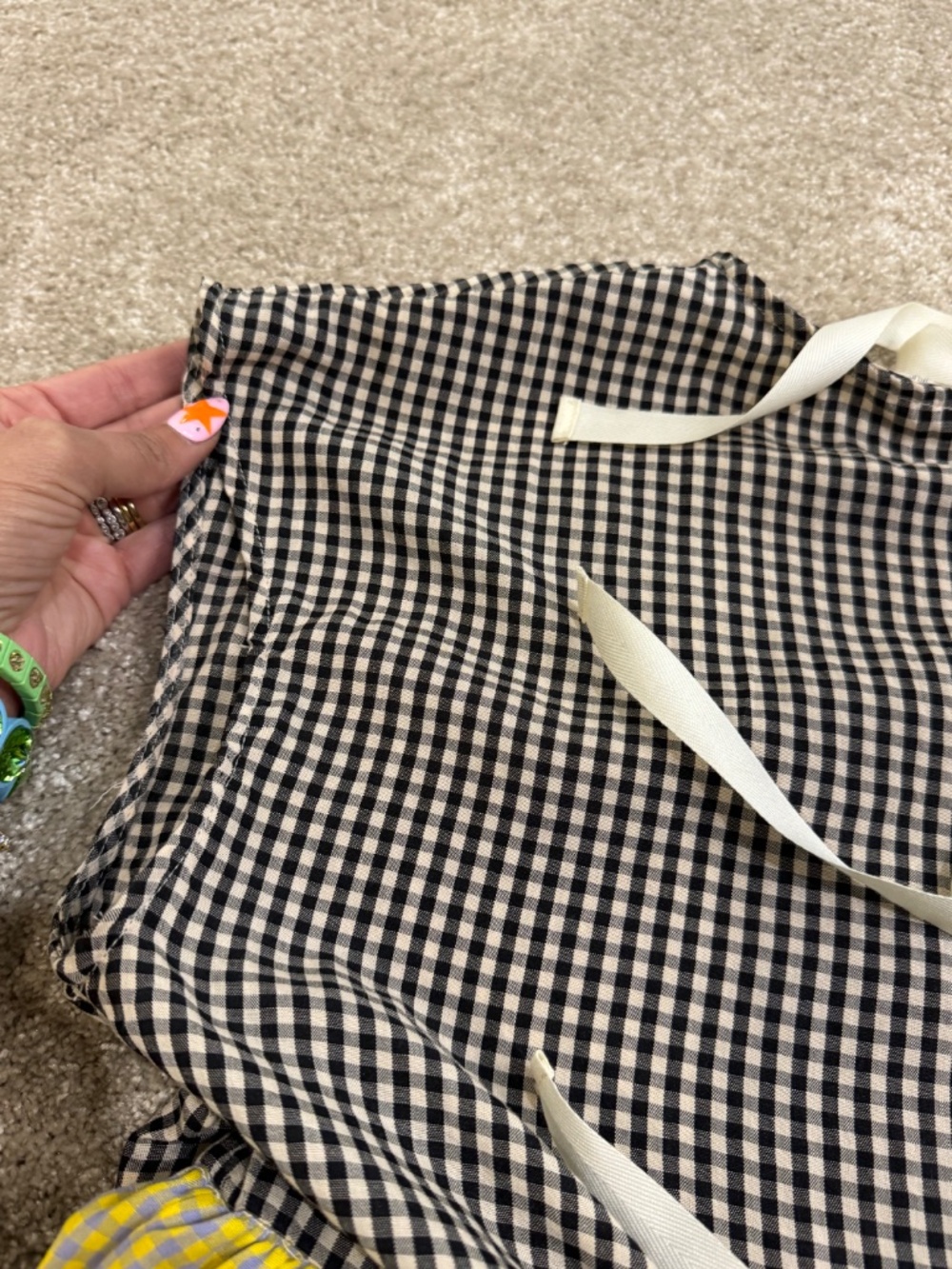 boutique midi dress, gingham print - Picture 6 of 8